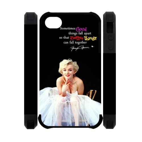 Generic Sexy Goddess Marilyn Monroe Case Cover for iPhone 4 4S