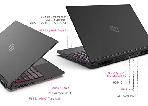 Maingear Vector Pro 2 (2022) 15.6 Inch Rtx 3080 Ti Gaming Laptop, Intel Core I9-12900H Processor, Nvidia Geforce Rtx 3080 Ti 16Gb Gpu, 15.6 Inch 240Hz Qhd Display 64Gb Ddr5 Ram 2Tb Nvme Ssd Win 11 Pro #TOP4