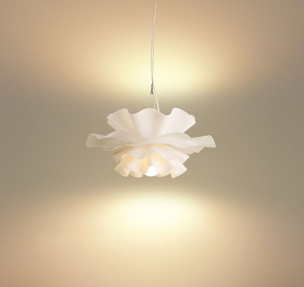 Lumière douce suspension florale acrylique pour salle à manger