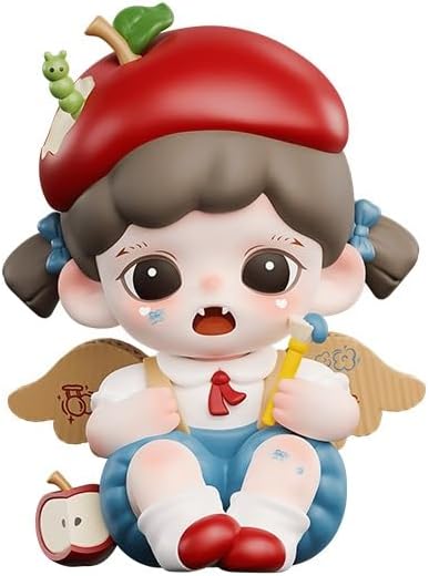 Zoraa Cuteness is Justice Series Collectible Blind Box Figurines, 10 Designs Plus Secret Character, Random Surprise Toy Box Birthday Gifts for Women Men (Single Box 1 PCS)
