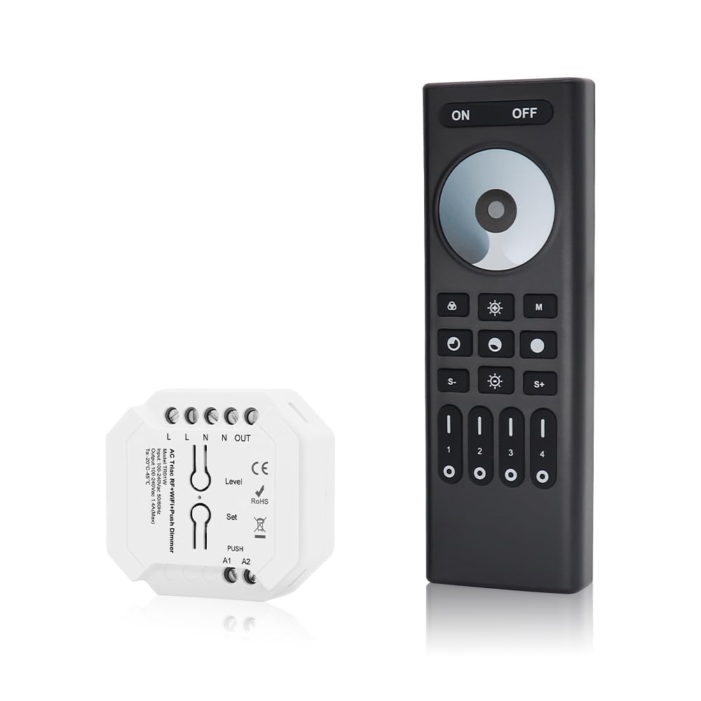 Dimmer LED 230 V 300 W, AC Triac taglio di fase, WiFi e 2,4 G RF