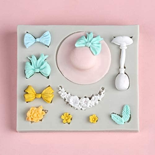 Miniatura 6 de Anyana Sunhat sugarcraft molde de silicona copa goma pastel decoración arco fondant cupcake decotions cinta chica playa verano