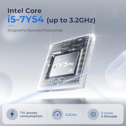 Image of 2026 Flagship 15.6 inch Business Laptop Computer, 16GB RAM 1TB SSD, Core i5-7Y54(Up to 3.2GHz), Windows 11 Pro, Fan Cooling, 2-Year Warranty, Portable Traditional Lap Top for Students & Work
