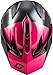GMAX GM-11S Ronin Snow Helmet W/Electric Shield (Black/Grey/Pink, Small) - FMVSS 218 Approved