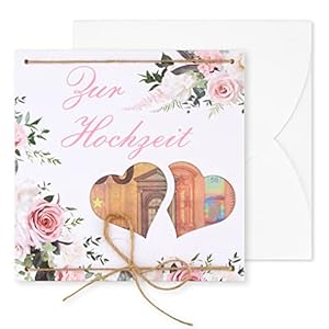 Geldgeschenk Hochzeit, Geldgeschenke Verpackung, Kreative Hochzeitskarte, Hochzeitsgeschenk – Kit Enthält Einen Weißen…