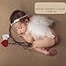 Cupid Wings and Bow and Arrow Infant Angel Wing Baby Angel Feather Wings Baby Photo Props Flower Headband Newborn Photograhy