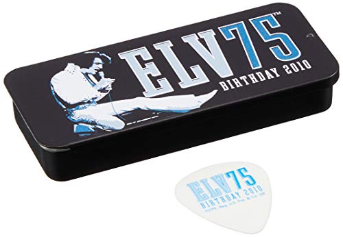 Jim Dunlop Eppt05 Medium « Elvis Presley 75th » Tin Pick (lot de 6) - Les Beatles, Paul McCartney, John Lennon, RIngo Starr, George Harrison Jim Dunlop Eppt05 Medium "Elvis Presley 75th" Tin Pick (lot de 6)