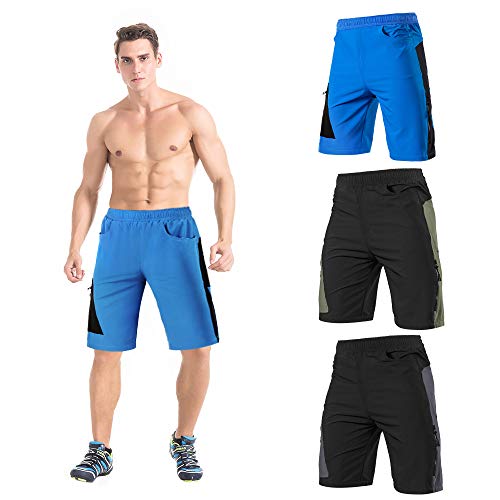 TOMSHOO Pantaloncini da Ciclismo con Traspiranti 3D Gel Asciugatura Rapida Pantaloncini  MTB UMO Abbigliamento sportivo Sport e tempo libero berjaya.edu.my