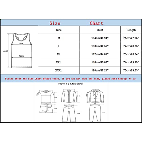 Aiouios Men Summer Independence Day Vest Large Size Casual Breathable Sleeveless Top Loose Full Microfiber Tee Shirts For Tank Top Men Tall. #TOP3