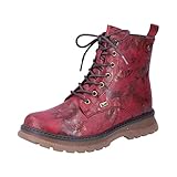  Rieker Damen 92810-35 Mode-Stiefel, rot, 39 EU