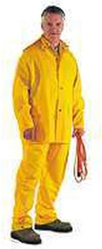 Rainsuit Pvc/Poly 3Pc Yellow Med
