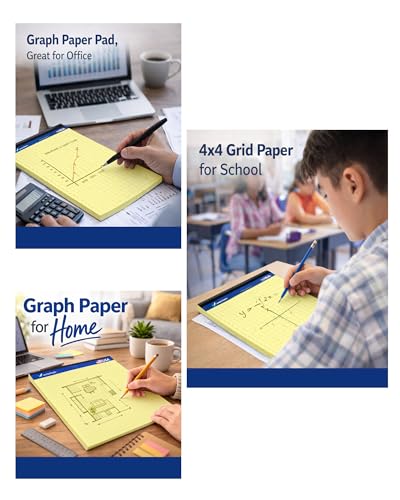 Papier quadrillé WritePads pour organiser vos calculs techniques et schémas complexes