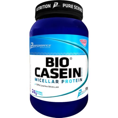 Caseína Micelar em pó Bio Casein 909g - Performance Nutrition (Morango)