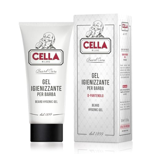 Cella Milano Gel Igienizzante per Barba, con Provitamina B5, Senza Risciacquo, 150ml