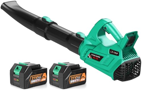 EKACO Cordless Leaf Blower - 320CFM 180MPH 21V Electric Battery