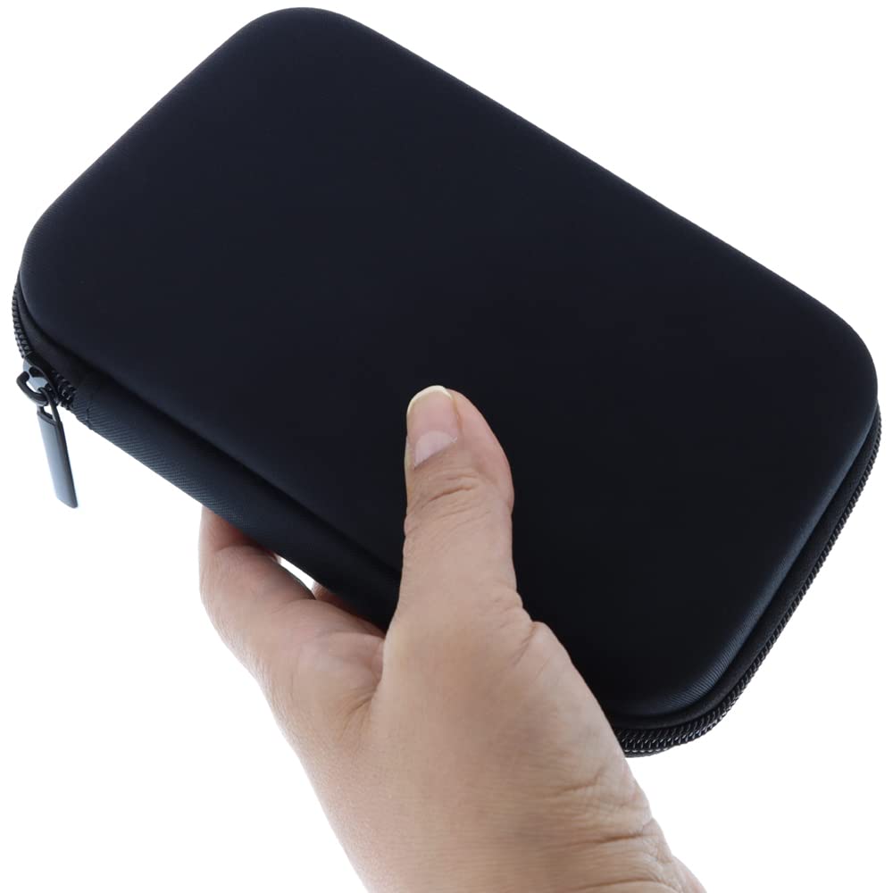 Funda Compatible con Focusrite Scarlett Solo 3rd Gen - Almacenamiento Resistente para su Interfaz de Audio - Funda rígida - Funda Protectora Segura para Viajes en Negro
