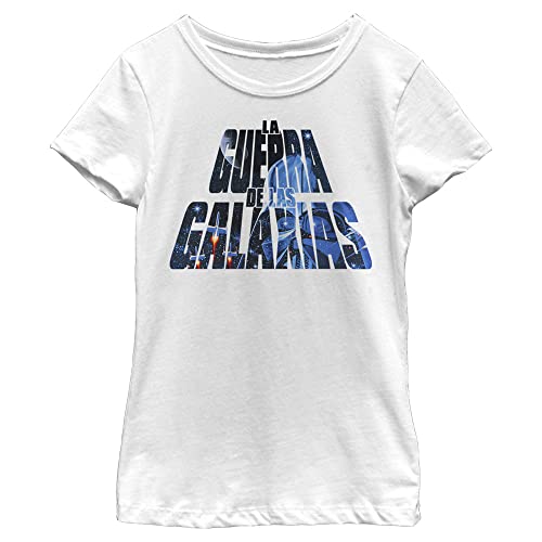 T-shirt Star Wars fille manches courtes blanc coton taille XS US
