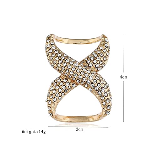 VASANA 2 PCS Scarf Buckle Fashion Rhinestone Inlayed Scarf Ring Buckle Silk Scarf Clasp Clips Clothing Wrap Holder for Neckerchief Shawl2