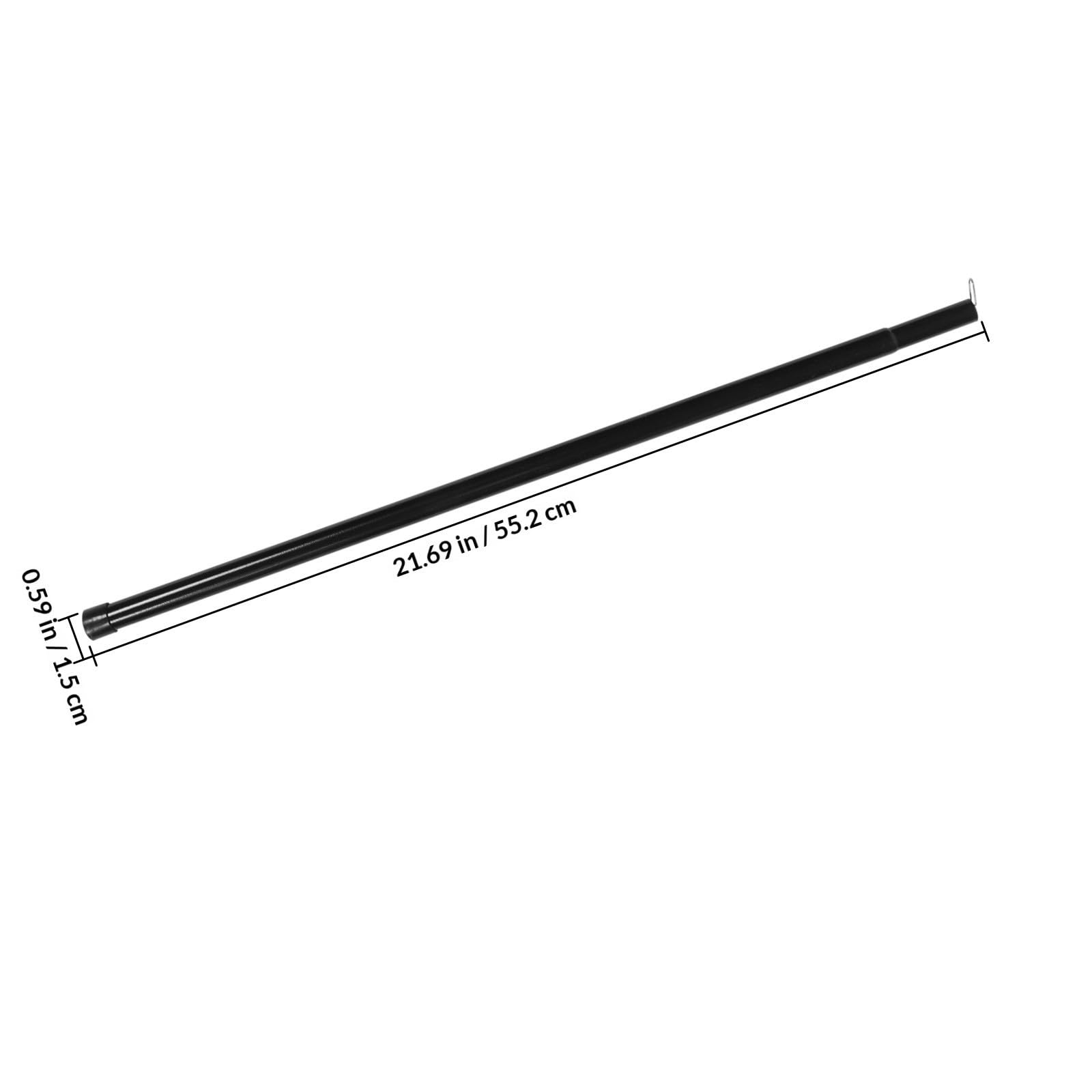 Kit de 8 Postes de Tienda de Metal de 2 Metros, Soporte Ajustable de Hierro Ligero y Resistente al Viento para Carpas de Camping y Senderismo