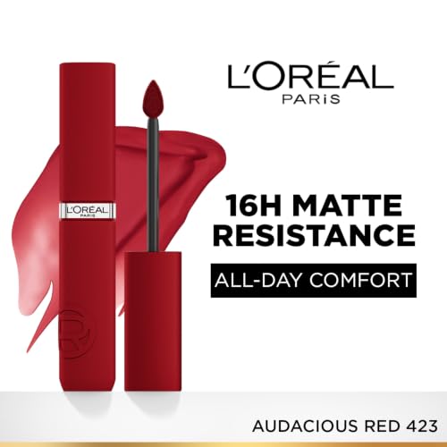 Image of L'Oreal Paris Infallible Matte Resistance Lipstick, 423 Audacious Red
