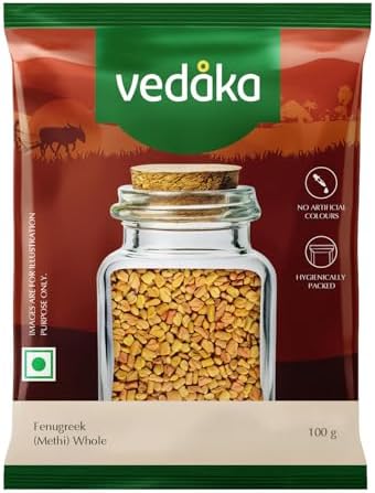 Amazon Brand - Vedaka Fenugreek (Methi) Whole, 100 g