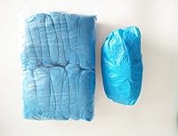 Algopix Similar Product 18 - Blue CPE Disposable ShoeBoot Covers