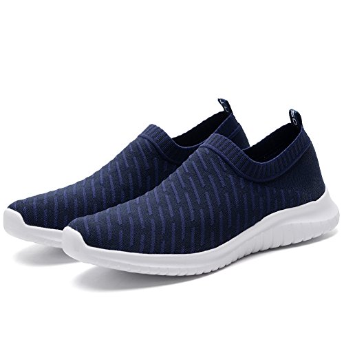 Image of konhill Womens Slip On Sneakers Lightweight Knit Walking Shoes