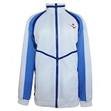 Xiao Wu White and Blue Jacket Full-Zip Sports Outerwear (Custom Made)