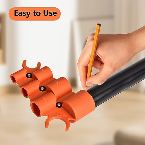 Image of 1 /4 Inch to 1 Depth Gauge and Pipe Deburring Tool Kit 2 Pack Inner-Outer Reamer Pipe Tubing Chamfer Tool Copper Reamer for PVC, PPR, Copper, Brass, Aluminum Pipe