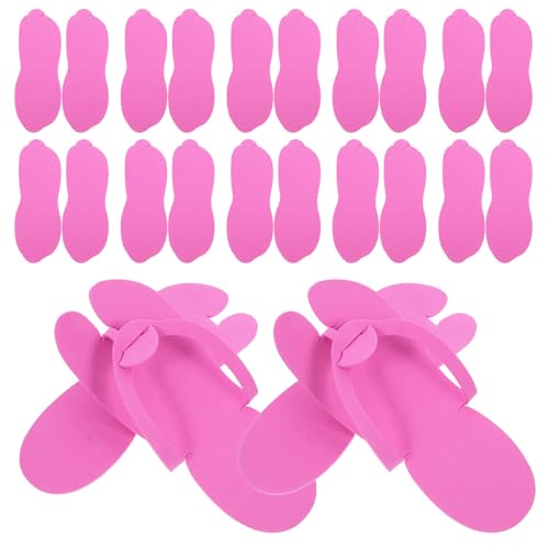 24pairs Slipper Sandals for Women Men Soft Slippers Disposable Travel Women House Bulk Pack - Main Image