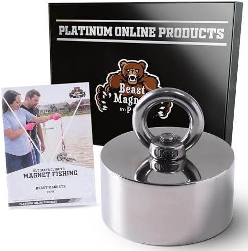 2000lb Strong 360 Degree Neodymium N52 Fishing Magnet