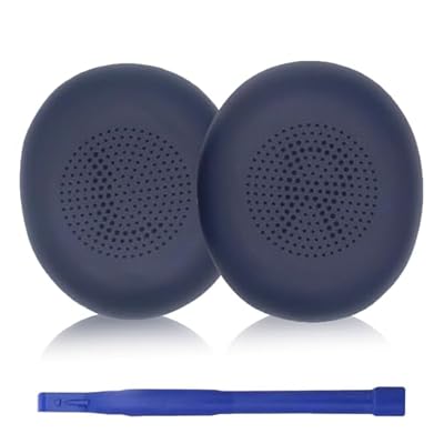 Aiivioll Evolve2 65 Replacement Ear Pads Are Suitable For Evolve2 65 (65MS 65UC USB)/Evolve2 40 /Elite 45h Bluetooth Wireless Headphones, The Replacement Ear Pads Are Made Of Protein Leather (Blue