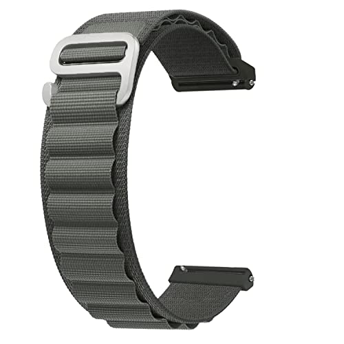Image of ACM Watch Strap 22mm compatible with Amazfit Helio | Nylon Sports Hook Band