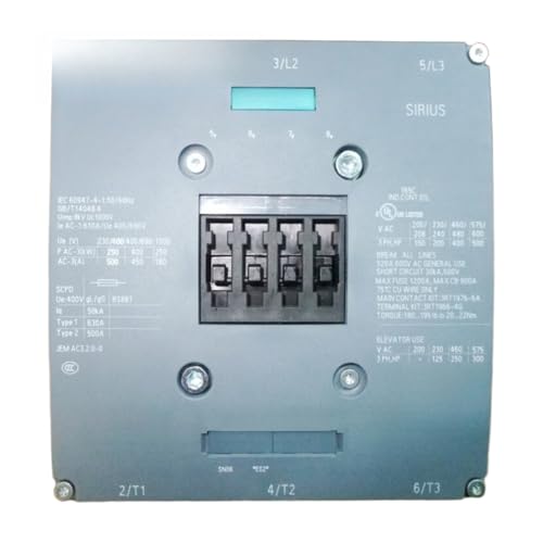 Contacteur 3RT5054 AF36 avec bobine universelle AC DC 110V 127V haute capacité