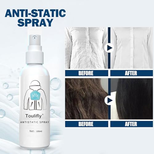 Toulifly Antistatisches Spray für Stoffe, 100 ml