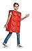 Disguise Red Brick Child Costume, Red, Size/(4-6)