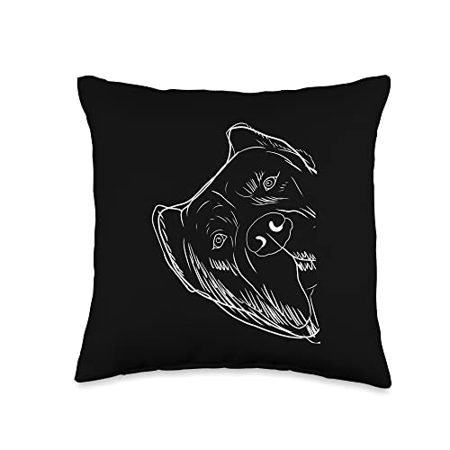 Funny Dog Perro De Presa Canario Throw Pillow
