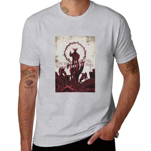 T-Shirt Lucifer Nib homme gris idéal pour vos sorties urbaines