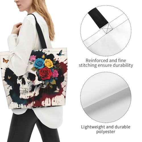 Tote Shoulder Bag Large Durable Reusable Eco-friendly Handbag Lightweight Stylish for Daily Use-19.7x15.7x5.9 Inch3