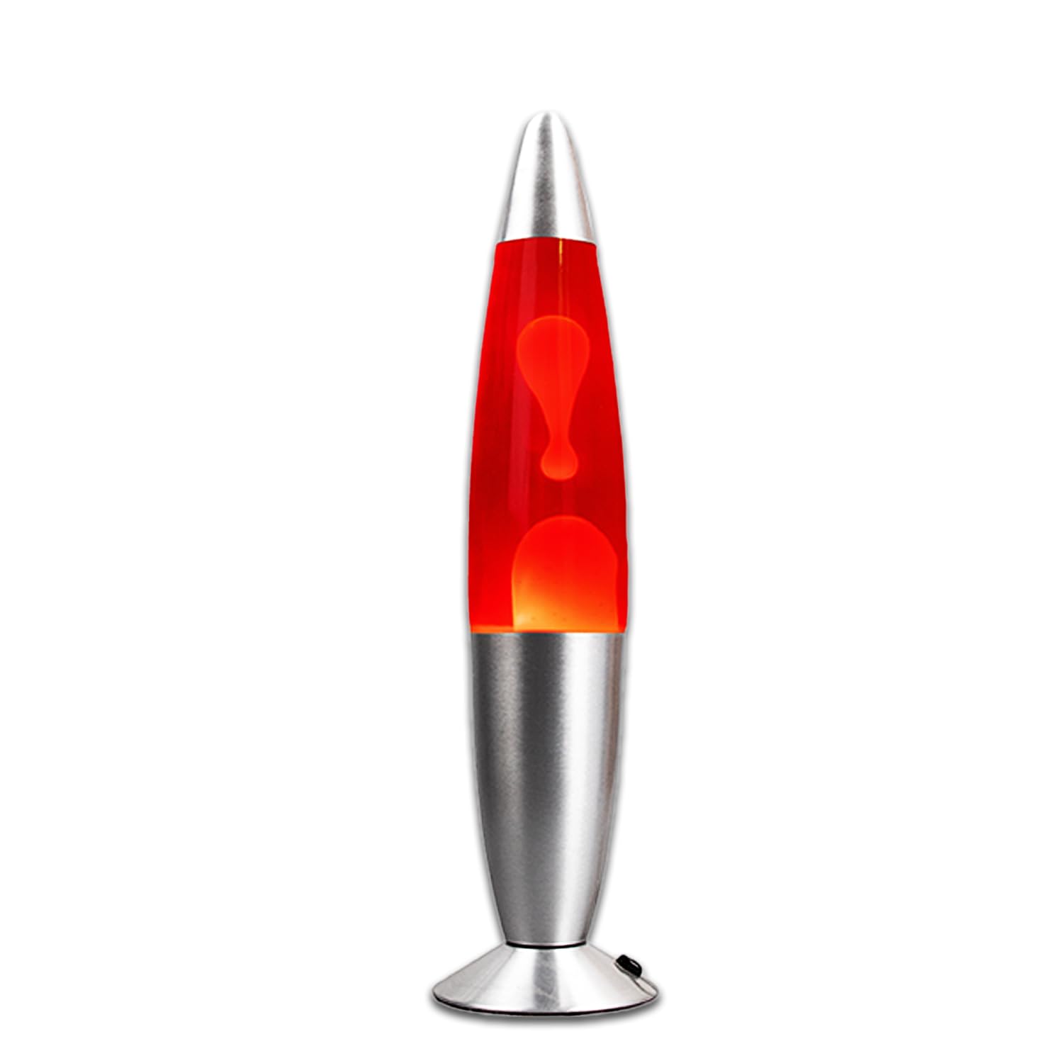 Lampara De Lava Roja | Lampara Lava | Lavas Lamp | Lámpara De Lavas Grande 38 Cm | Ideal Para Meditación | Efecto Relajante | Decoración Habitación, Salón, Sala De Estar | Regalo Original