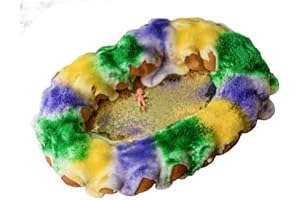 Authentic Traditional King Cake with Strawberry Cream Cheese
