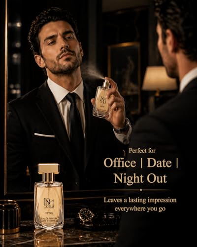 Image of Perfume N98 for Men | Eau De Parfum (EDP) Long-Lasting Amber Woody Luxury Perfume | Office Wear, Date Night & Daily Use | Premium Parfum Gift For Men - 50ML