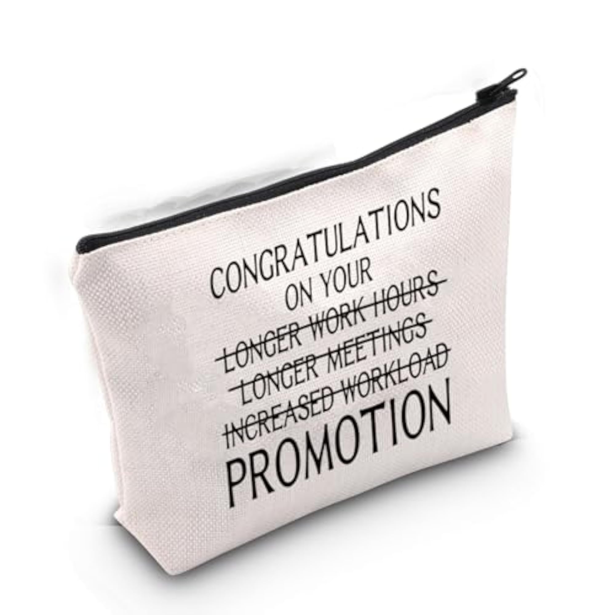 Work Promotion Makeup Bag, Gift for Her