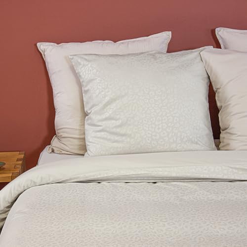 CÔTE DECO Parure de Lit 220x240 Adulte - Housse de Couette 220x240 cm Imprimé Léopard + 2 Taies d'oreiller 63x63 cm - Set de Housse de Couette en Microfibre...