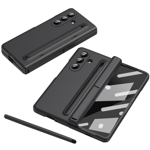 Coque de Samsung Galaxy Z Fold7 screen protector case noire antichoc avec support