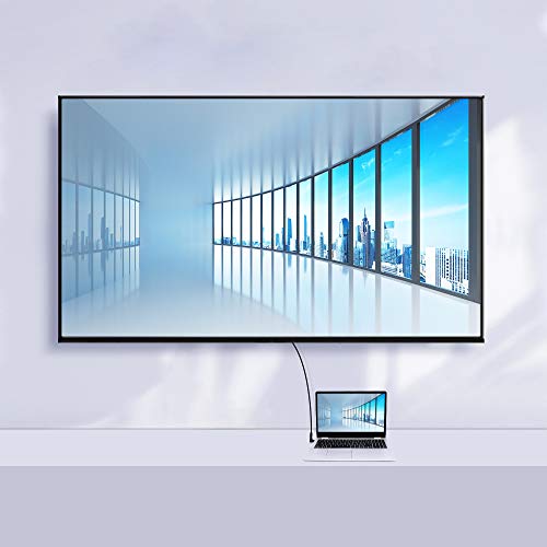 Adaptador Mini HDMI a HDMI Ángulo Derecho 90° 2 Unidades miniatura 5