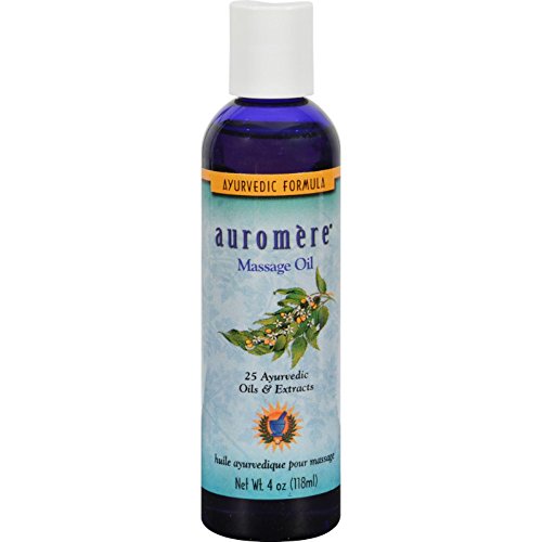 Auromere Ayurvedic Massage Oil 4 oz (Multi-Pack)