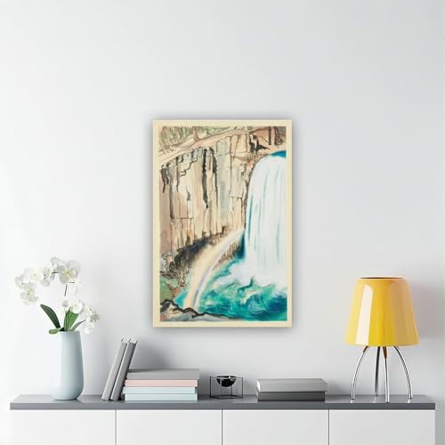 Impression sur toile de qualité Chiura Obata Rainbow Falls - 6