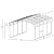 Generic Heavy-Duty Steel 12' x 20' x 7' Carport, Garage, Car Shelter, Protects Car, Truck, SUV, Tractor, Boat, Patio Furniture, Durable, All-Season, Easy Assembly, Grey, Gray, SC122007G