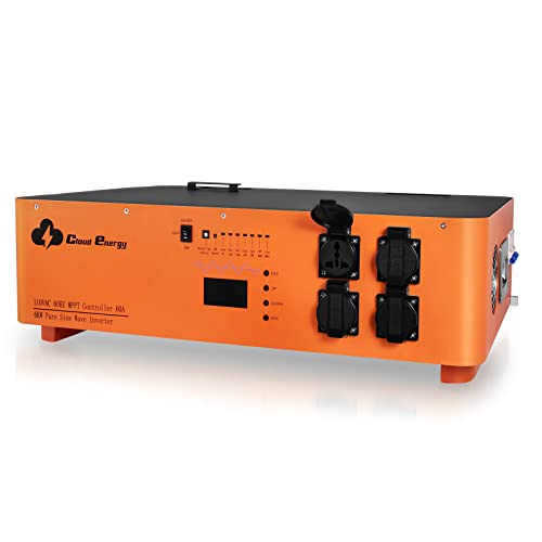 Cloudenergy 6000W 48V Pure Sine Wave Inverter with 60A MPPT